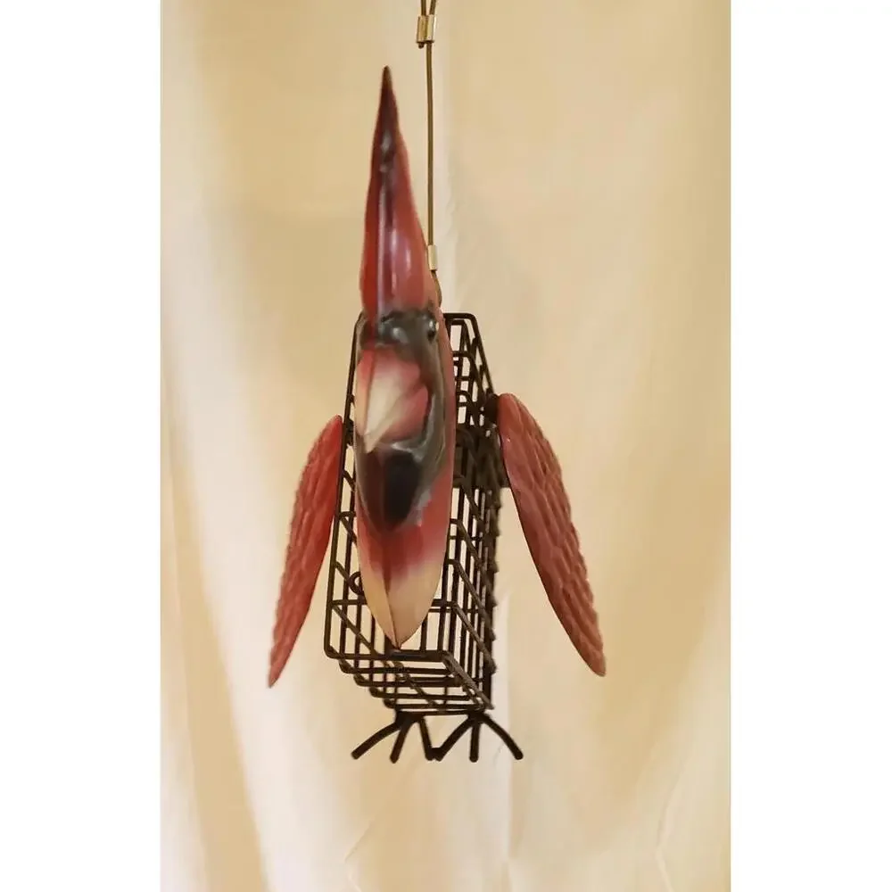 Red Cardinal Hanging Suet Feeder